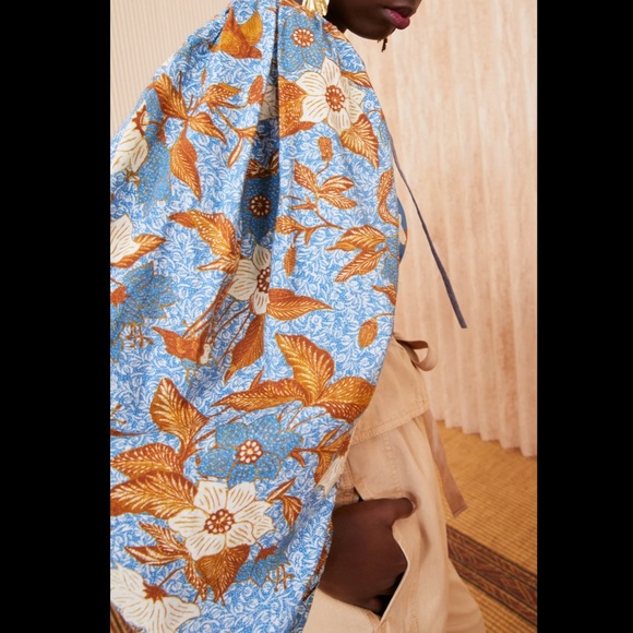 Ulla Johnson Joanie Blouse - Lapis - Picture 5 of 9